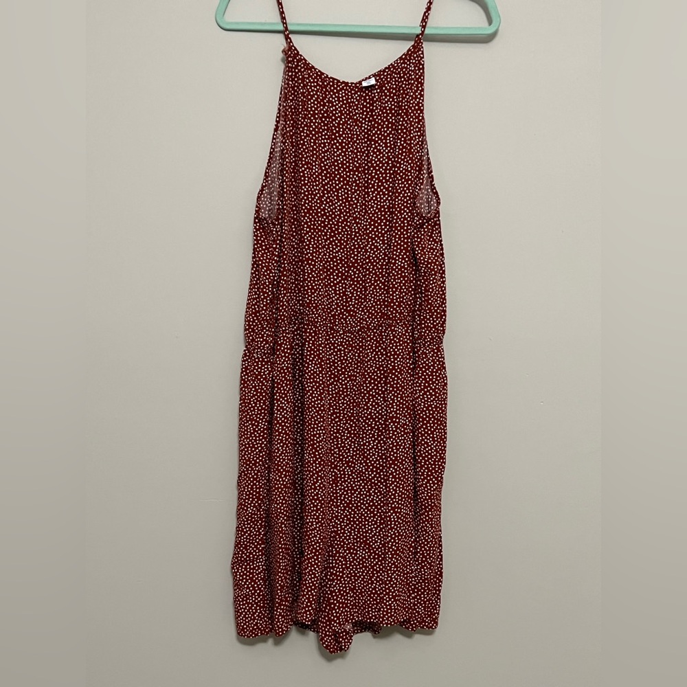 Summertime Burnt Orange Romper